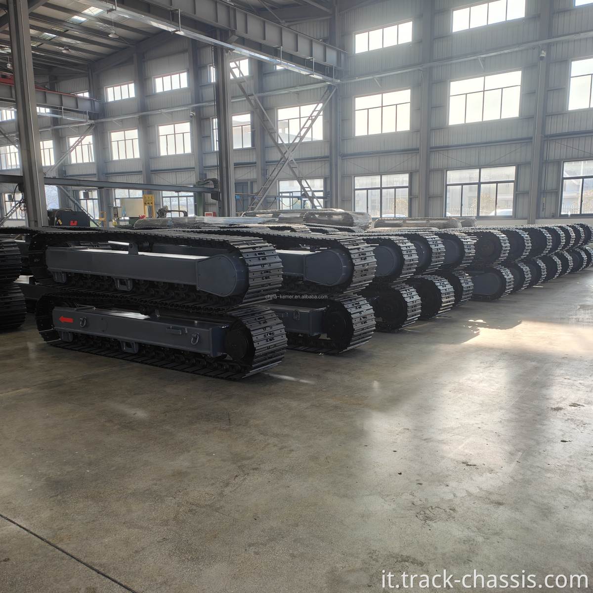 Mini piccola pista di gomma Under carriage 500kg 600kg 800kg 1t 2t per piccole attrezzature di trasporto di trasporto Crawler Chassis